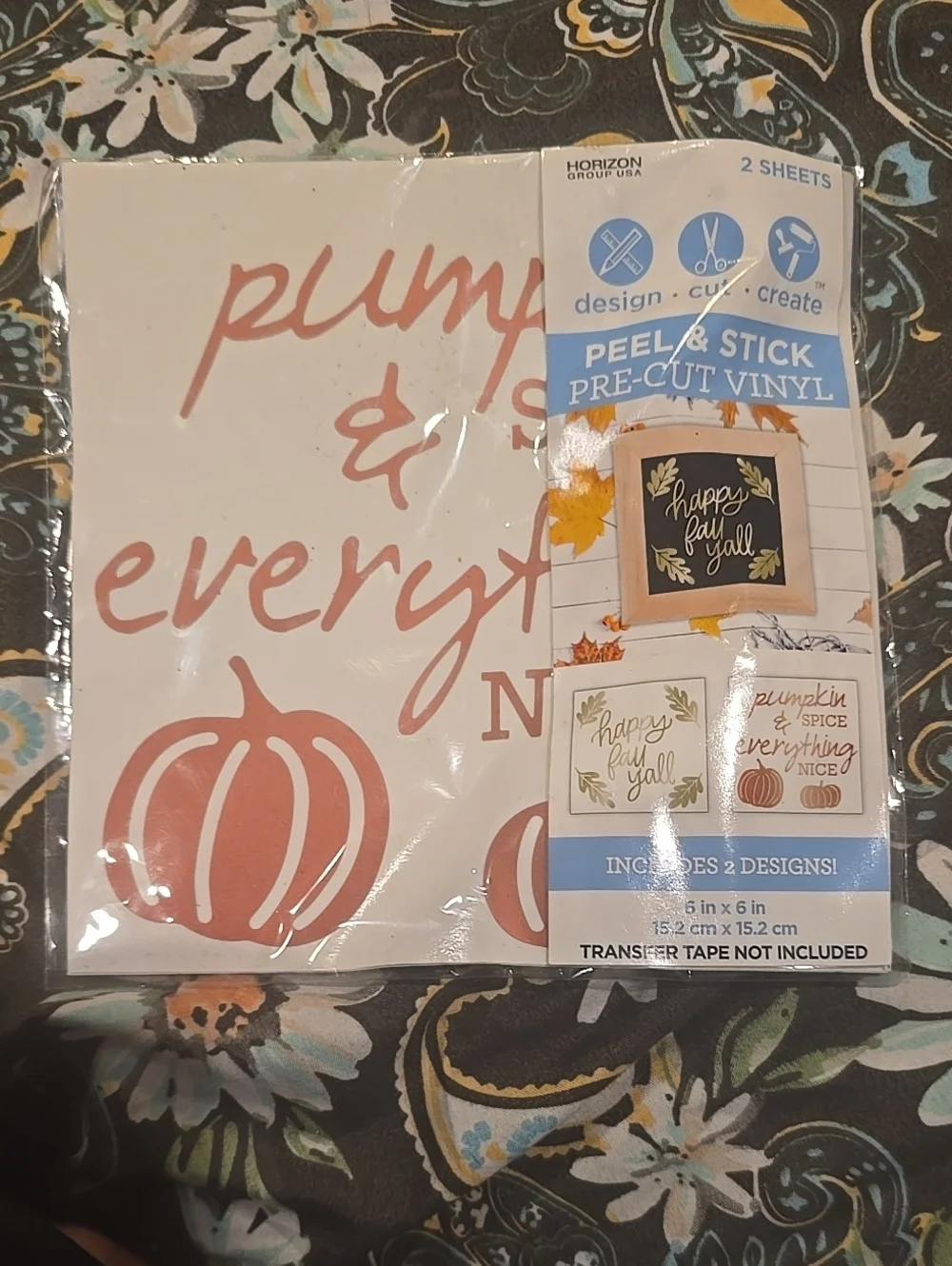 ❤️10/$10 New Fall Peel And Stick Pre Cut Vinyl Transfer Stickers